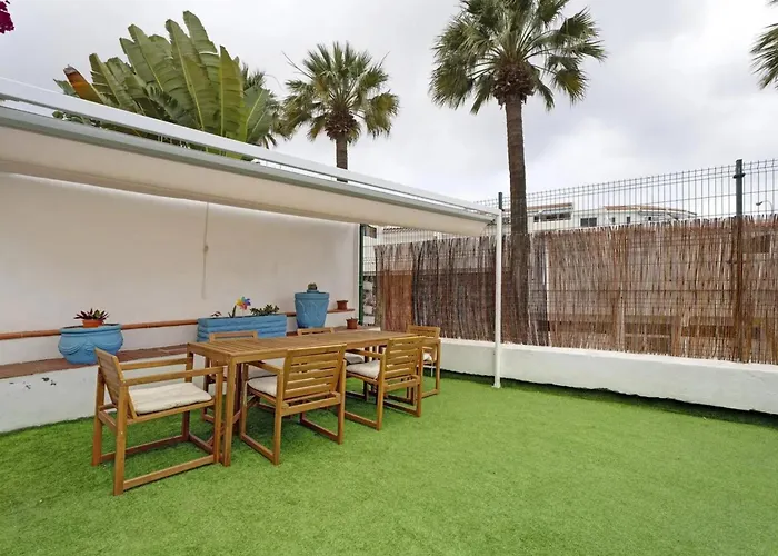Lejlighed Child-friendly, 3-bedroom With Garden Near The Aqualand Costa Adeje (Tenerife)